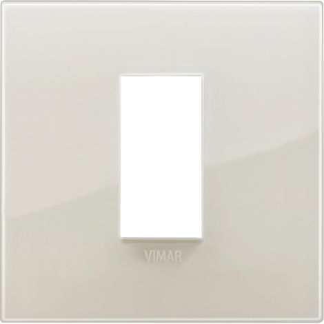 Placca Classic 1M Reflex avorio scatola rotonda Vimar Arkè 19641.67