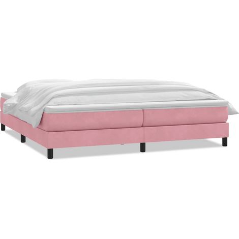 Maison Exclusive - Boxspringbett mit Matratze Rosa 180x210 cm Sam
