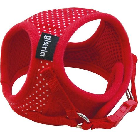 Arnés para perro gloria puntos 33-44 cm rojo talla l