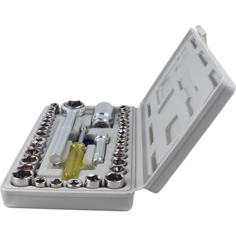 Jeu de clés à douille combinées micro en acier au carbone pour la réparation automobile et domestique (1/5)
