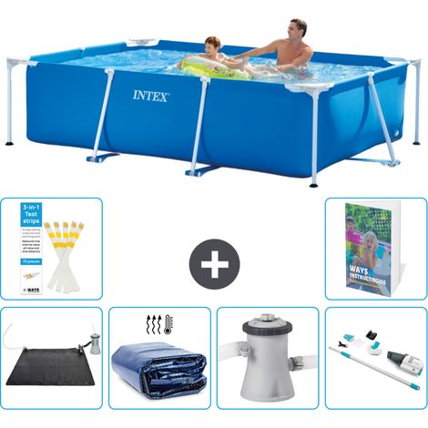 Rechteckiger Frame Pool - 260x160x65 cm - 7-teilig S82