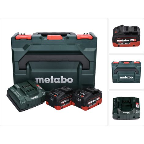 Metabo Basis Set LIHD + 2x Akku 8,0 Ah + Ladegerät + metaBOX ( 685131000 )