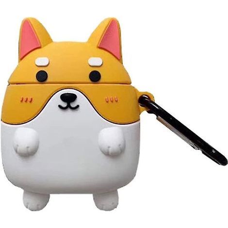 Schutzhülle für AirPods Stereo-Kopfhörer mit Corgi-Hundemotiv (2 Stück) (1/5)