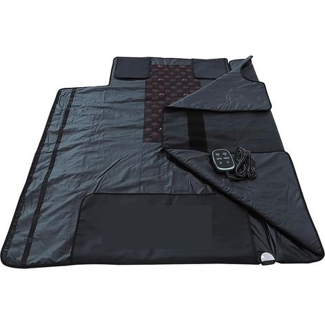 Kit de sauna portatif Couverture de Sauna à infrarouge lointain, perte de poids pondérée for la forme du corps, amincissante, Fitness for femmes et hommes Tente de sauna personnelle pour spa à domicil (1/5)