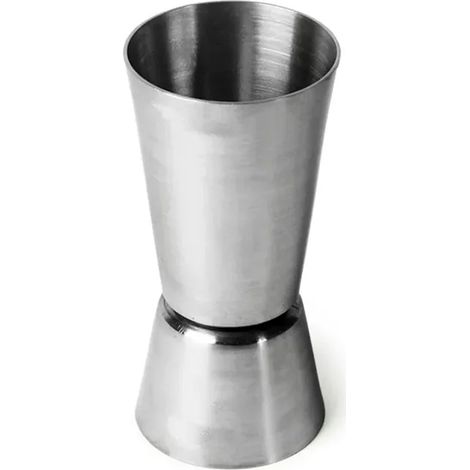 Jigger, vaso medidor - 30/50 ml, acero inoxidable (1/4)