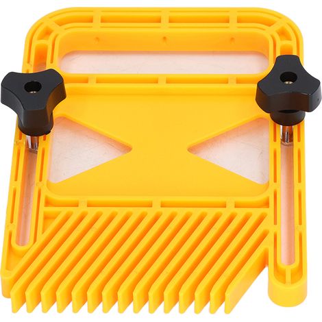 Planche à plumes en plastique avec protection étendue sécurisée pour scie circulaire sur table et travail du bois (1/5)