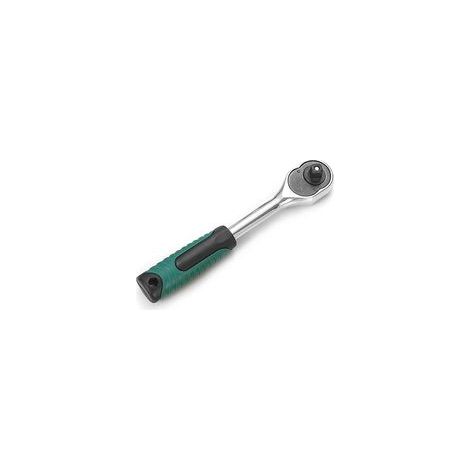 CRV 3/8" 24-Zahn Schnellspann-Ratschenschlüssel mit ergonomischem Gummigriff - Kfz-Reparaturwerkzeug - Crezuo