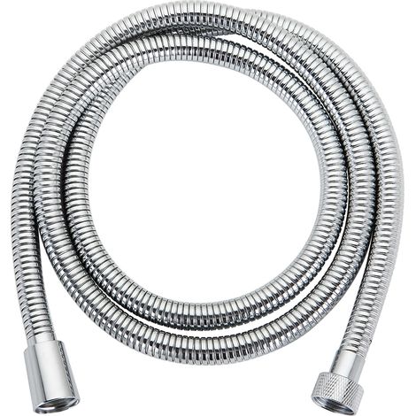 Flessibile per doccia cromato estensibile da 150 a 200cm, attacco conico. (1/3)