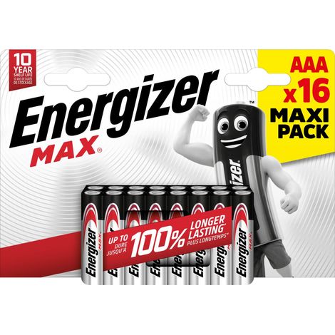 ALKALINE BATTERIE BAT-AAA/E-MAXP16 AAA ENERGIZER (1/4)
