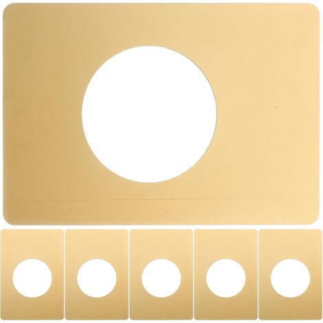 de 6 plaques de réparation pour serrures de porte (1/5)