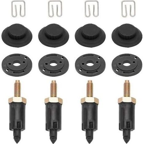 Kit di fissaggio coperchio motore in 4 pezzi per motori 2.0 HDI – clip e viti incluse – compatibile con Berlingo, C4, C5, Xantia, Xsara, 206 a 806, Expert