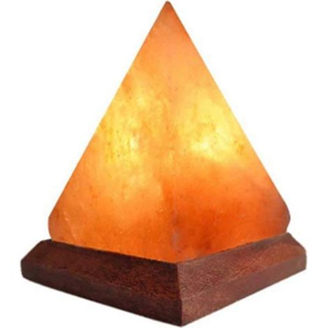 Lampe de sel cristalline LED USB, lampe pyramidale en sel, lampe décorative en cristal, lampe d'ambiance (1/5)