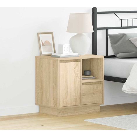 Nachttisch Sonoma-Eiche 50 x 34,5 x 50 cm Holzwerkstoff