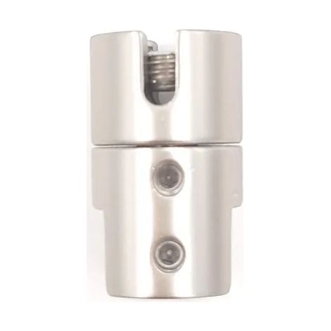 MORSETTO TAHUMA per VETRO 11 mm per barra d.4 mm (1/5)