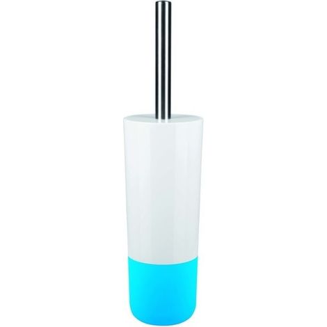 Escobillero con soporte PS MOJI Azul Spirella
