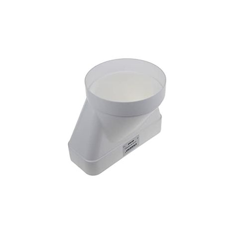 Divers 906406 Adattatore doppio femmina bianco per cappa