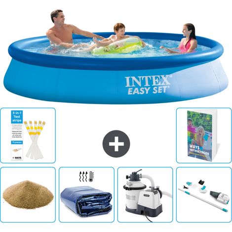 Easy Set Pool Rund - 366x76 cm - 7-teilig  S89 (1/5)