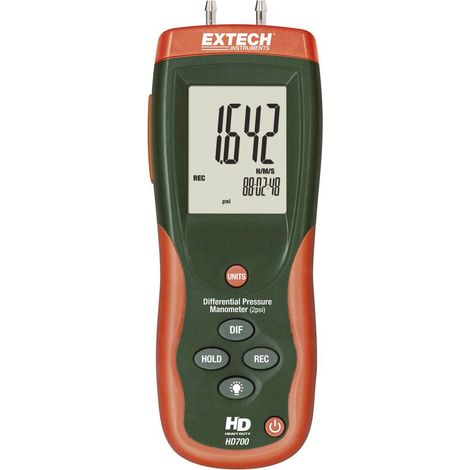 Extech HD700 Appareil de mesure de la pression pression atmosphérique 0 - 0.1378 bar Q52550 (1/2)