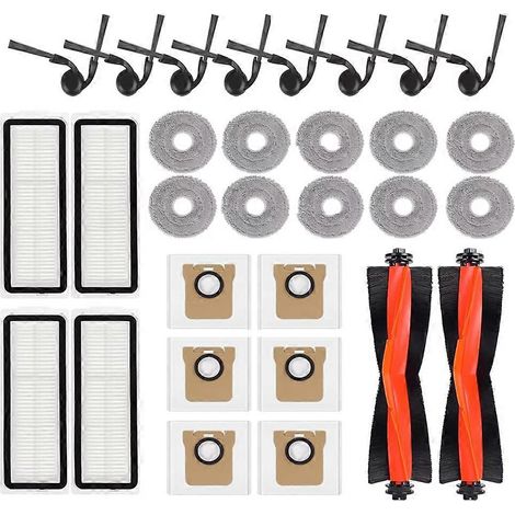 Filtre pour aspirateur brosse pour aspirateur Filtre de brosse pour aspirateur filtre de Xiaomi Robot Aspirateur 5 Pro / OV21GL Aspirateur Serpillière Cloth Filtre Side Brosse Main Sac à poussière (1/5)