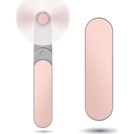 Mini ventilatore portatile，2 velocità，silenzioso [9-15 ore di funzionamento]，piccolo ventilatore personale portatile per viaggi (1/5)