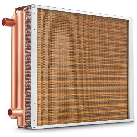 Échangeur de chaleur eau-air - 45 - 7x50 - 8 cm échangeur (1/5)