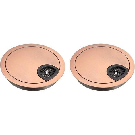 Organizador de cables de escritorio de 2 piezas, de plástico, diámetro 61 mm x altura 16 mm (1/5)