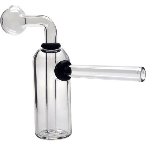 Bong in vetro per oli, 14 cm (1/2)