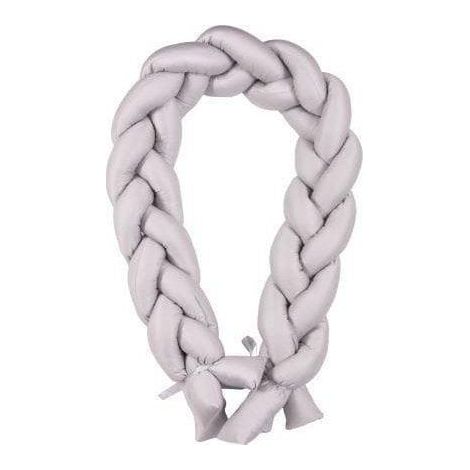 Protège lit tresse satin, longueur. 200 cm