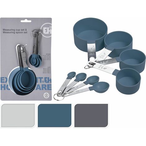 JUEGO 4+4 CUCHARAS MEDIDORAS PP - (1/2)