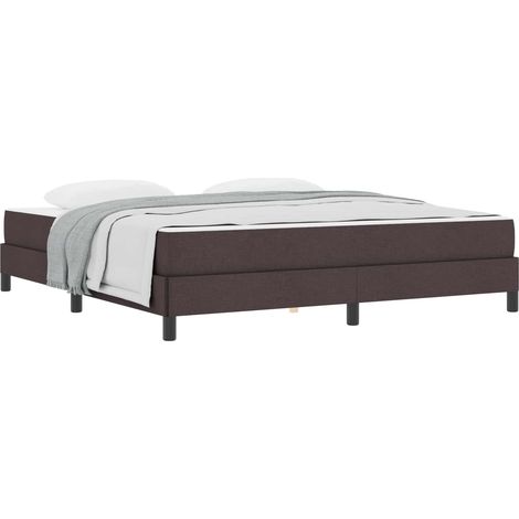 Maison Exclusive - Boxspringbett mit Matratze Dunkelbraun 180 x 2 (1/5)