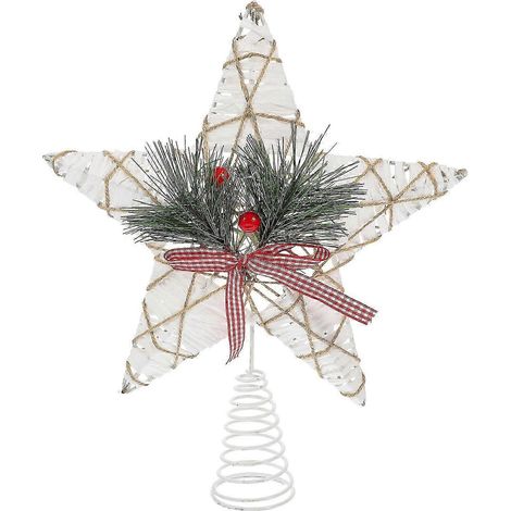 Étoile de Noël pour décorer le sapin. (1/5)