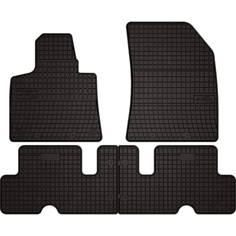 Tappetini in gomma per auto: Citroen C4 Spacetourer monovolume (2013-2018) - neri, su misura (1/5)