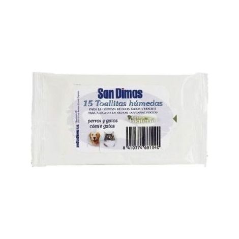 Svuote multiuso per animali domestici Sandimas - 1 pacchetto (15 salviette)