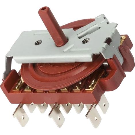 Selector de horno, 8 posiciones, 250 V CA, 16 A, termoplástico duradero, compatible con varios modelos Teka.