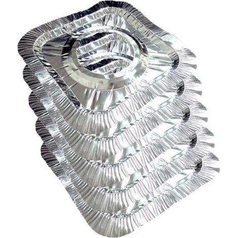 Protecteur De Cuisinière Contre La Saleté Et La Graisse En Aluminium 3 Paquets De 15 (1/4)