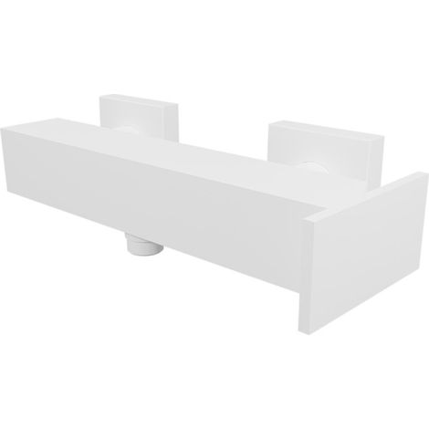 Mitigeur douche mural Blanc Mat Tabula - CRISTINA ONDYNA TA40124 (1/2)