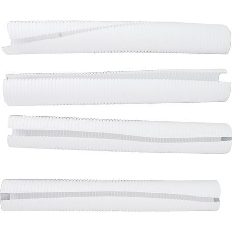 Tree trunk protector, plastic bark wrap, growing tubes to protect plants from deer, rabbits, cats, rodents, lawnmowers, 4 pieces (1/5)