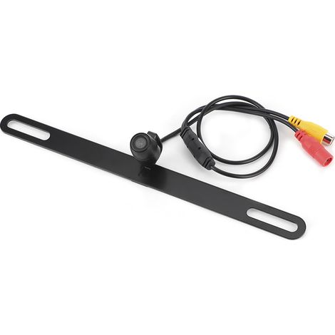 Caméra de recul pour voiture, surveillance de stationnement, grand angle 170°, vision nocturne HD, étanche, pour plaques d'immatriculation longues (1/5)