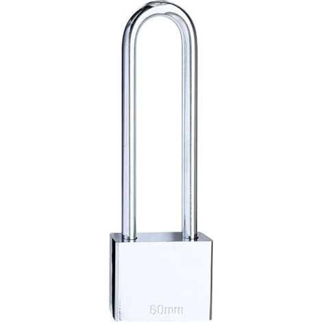 Cadenas à clé Cadenas Robuste à anse longue avec 4 clés, cadenas Sécurité Etanche Exterieur pour entrepôt, garage, jardin, Clôtures-30mm (1/5)