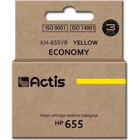ACTIS KH-655YR - Gelbe Tinte für HP DeskJet, Ersatz für HP 655
