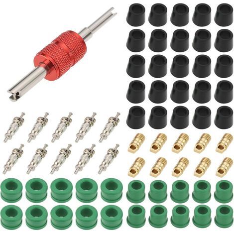 Kit de réparation de 71 pièces pour les raccords de tuyaux de climatisation automobile, avec accessoires de démontage et d'installation, adapté aux problèmes de climatisation automobile. (1/4)
