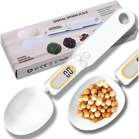 BILANCIA DA CUCINA ELETTRONICA PER CUCCHIAIO DOSATORE CON PESO