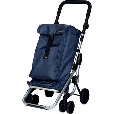 Playmarket Go Up Basic Navy carrito de la compra plegable