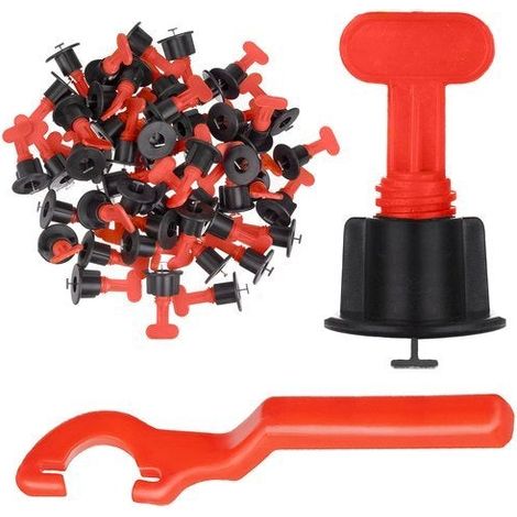 Sistema para nivelar baldosas 51 piezas - S14509 (1/5)