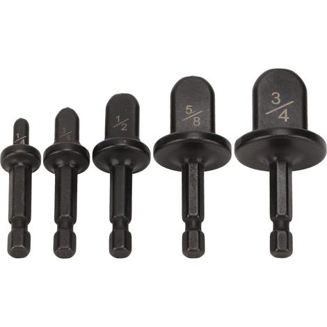 Outil en acier au carbone Outil d'évasement de tube d'emboutissage d'usure 1/4 po 3/8 po 1/2 po 5/8 po 3/4 po (1/5)