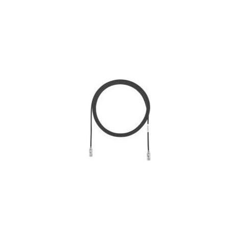 Panduit 1m Cat6 UTP cable de red Negro U/UTP (UTP)