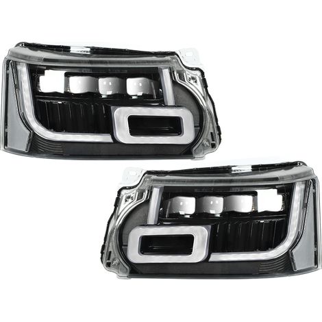Phare avant LED Matrix complet style Facelift pour Land Rover Range Rover Sport L320 2010-2013, conducteur à gauche, projecteur de remplacement, optique neuve (1/5)