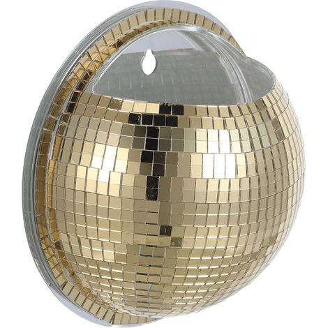 Disco Wandvase mit Acryl und Glas Vielseitiger Pflanzkübel