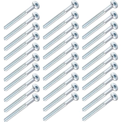 30pcs vis m6 80mm Vis à Tête Cylindrique à Six Pans(M6x80) (1/5)