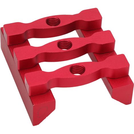 Ensemble de 18 gabarits de perçage autocentrants en alliage d'aluminium HSS à angle de 90° pour le travail du bois (1/5)